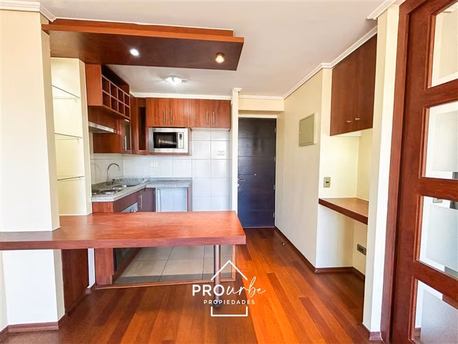 Depto en arriendo de 1D en Santiago con excelente ubicación