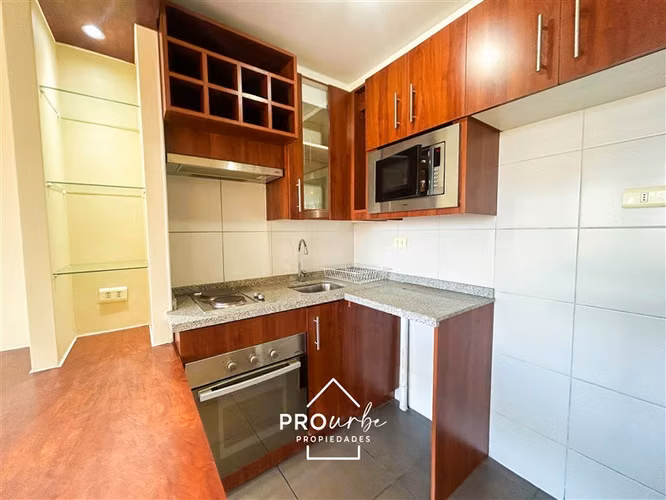 Depto en arriendo de 1D en Santiago con excelente ubicación