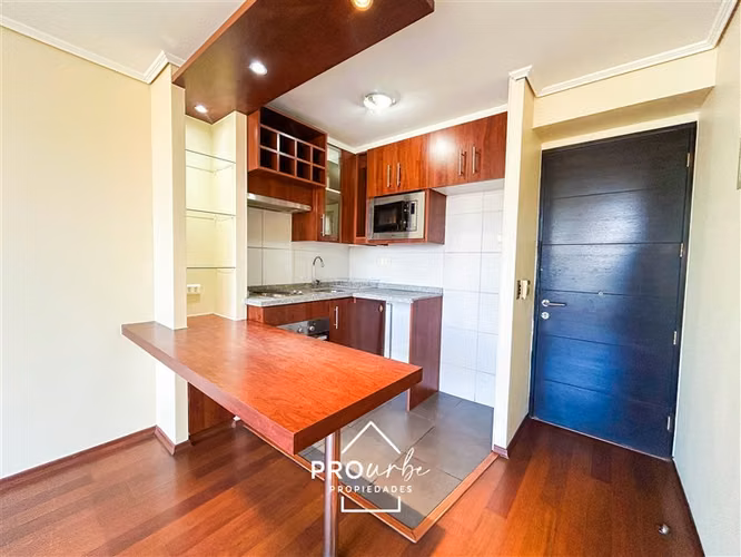 Depto en arriendo de 1D en Santiago con excelente ubicación