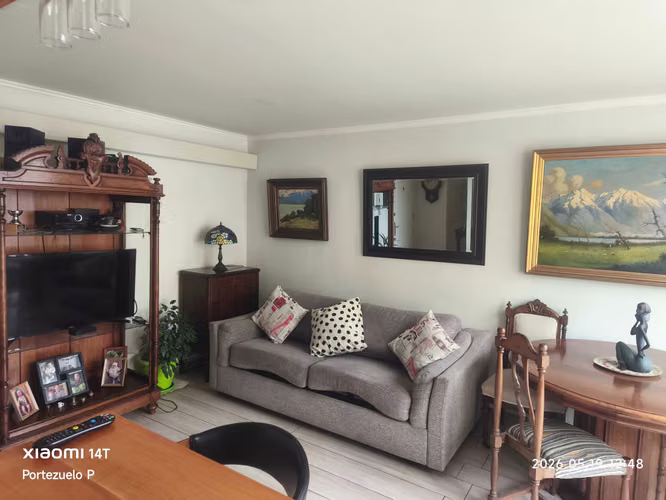 Excelente depto de 2D, sin muebles año C. (165656)