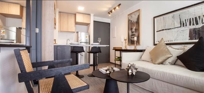 Departamento en venta de 2 dorm. en Santiago