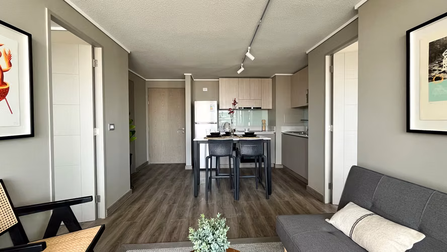 DEPARTAMENTO 2D 2B A 4 MIN DE METRO IRARRAZAVAL ÑUÑOA