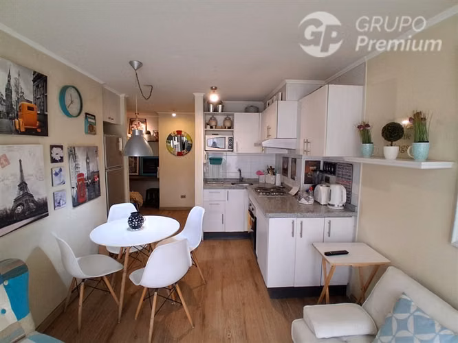 Departamento en venta de 2 dorm. en Estación Central