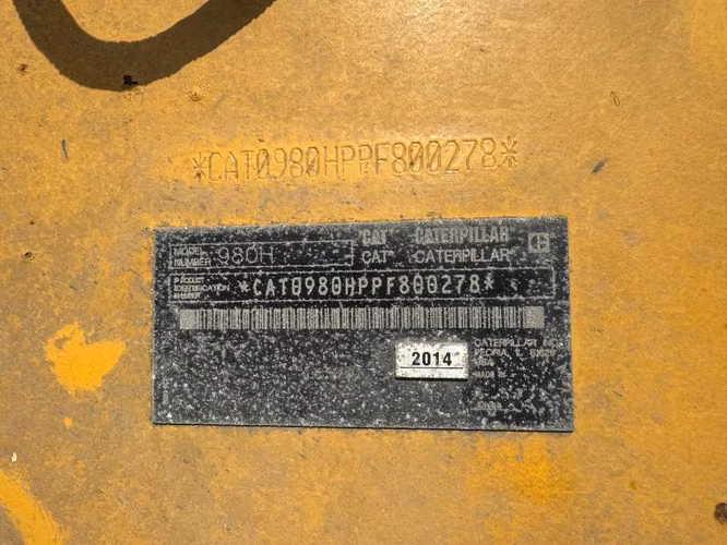 980H Caterpillar disponible diferenciales