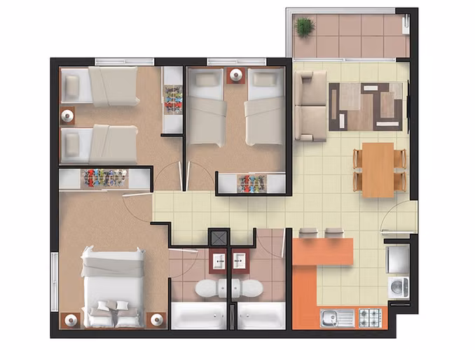 Depto Venta La Serena 3D 2B + Estacionamiento | Conectividad