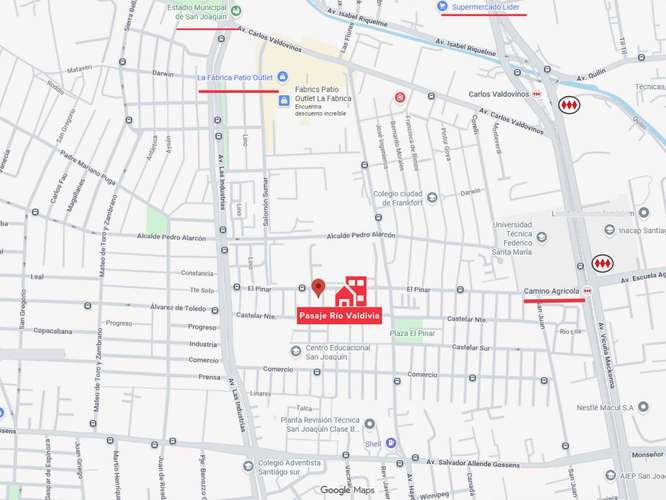 OPORTUNIDAD: CASA cercana metro Camino Agricola (165985)