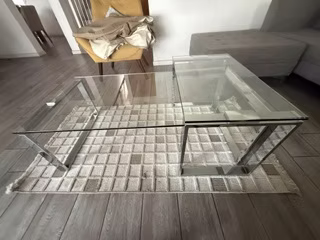 juego de sillones con mesa de centro