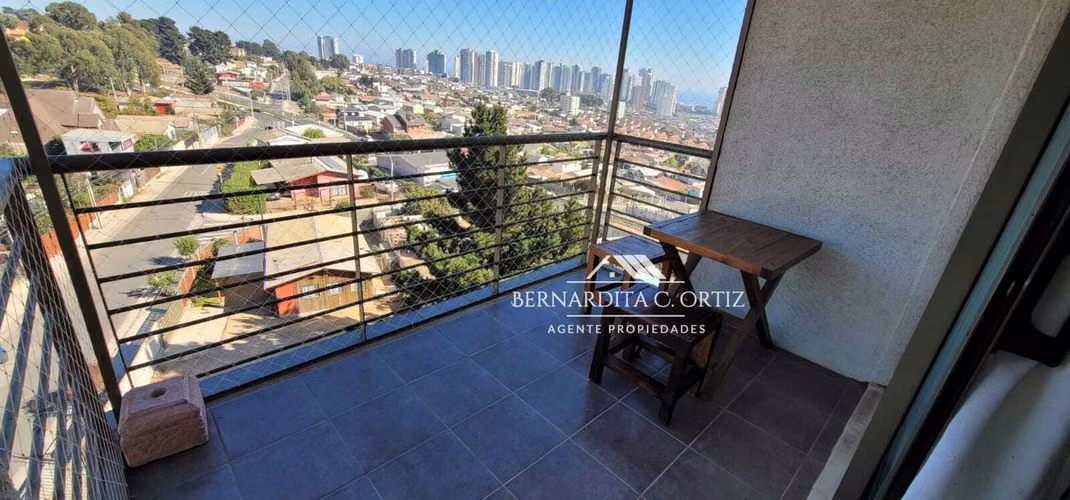 Arriendo dpto. 2D/1B/1E Concón  (166244)