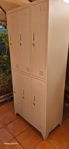 LOCKERS METALICO 3 CUERPOS 6 PUERTAS - Imagen 2