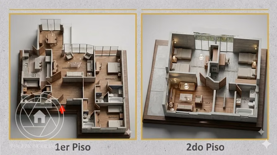 OPORTUNIDAD!!! Vende Casa 2 Pisos, 5D, 5B. Piscina. Condominio Los Nogales Huechuraba