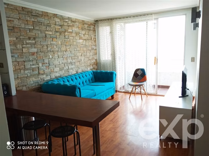 Departamento amoblado en arriendo de 2D 2B en Santiago
