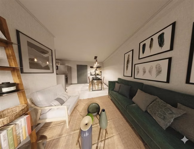 Departamento en venta de 3 dorm 1Baño. en San Joaquín