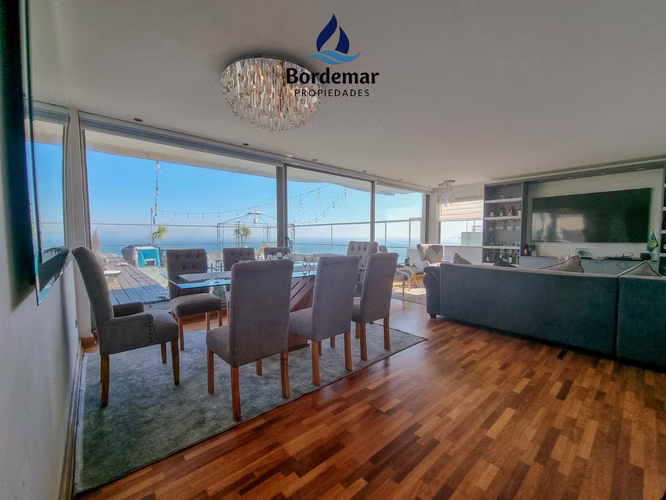 Exclusividad en Reñaca, Gran Departamento de Lujo con Acceso directo a La Playa