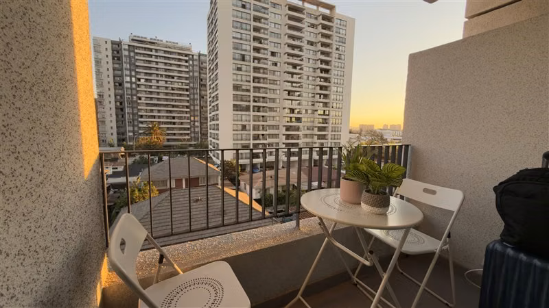 Departamento en arriendo de 1 dorm. en Macul amoblado