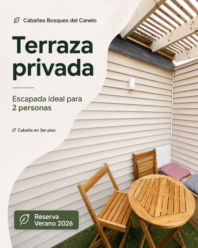 Arriendo Cabañas a solo 100 metros de playa el canelo lado bosque