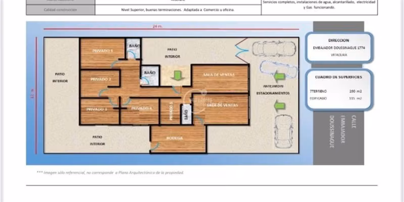 Excelente casa de uso comercial en venta en Vitacura