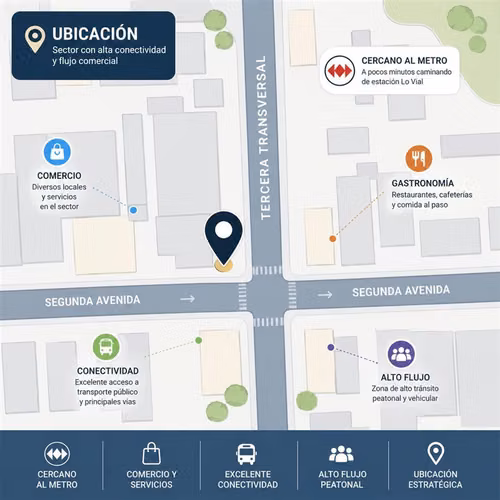 Local Comercial arriendo en San Miguel (Strip Center)