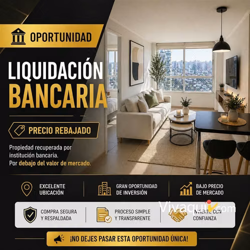 Departamento en venta de 2 dorm. en San Miguel