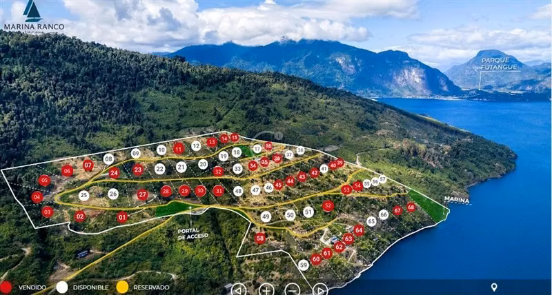 Sitios venta en Lago Ranco Condominio Cerrado Espectacular