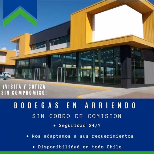 Bodega en arriendo en Quilicura