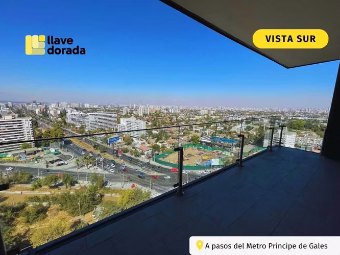 Arriendo Dpto.1D+1B Luminoso en La Reina (166933)
