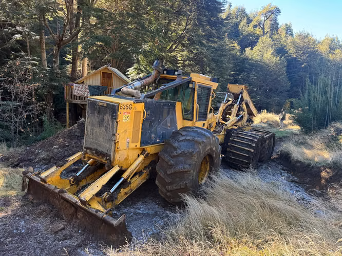 Línea de Cosecha Forestal Mecanizado