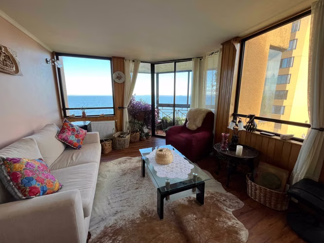 Excelente departamento vista al mar, Pelluco (166935)