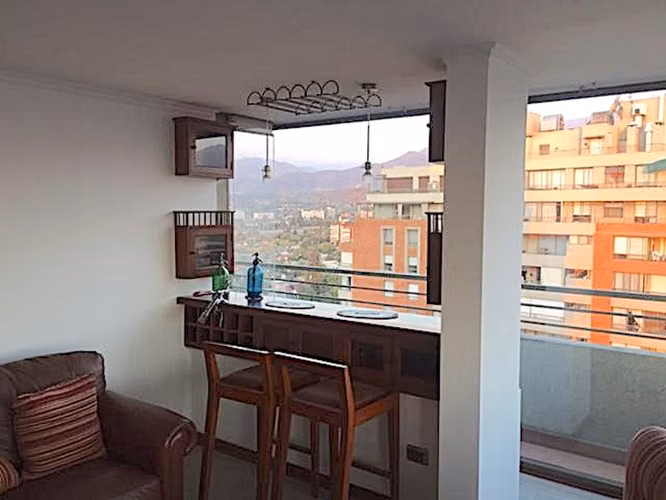 Departamento para inversión en venta piso 22,  gran terraza,  3 dormitorios, 2 baños, Las Condes - Imagen 6