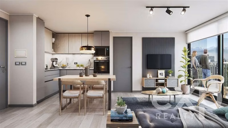 Departamento en venta de 2D 2B en Santiago Centro