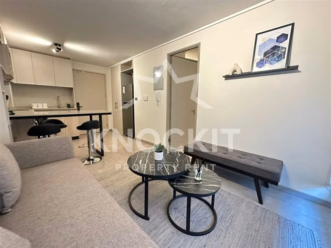 Arriendo Departamento 1D1B Amoblado Vicuña Mackenna Ñuñoa