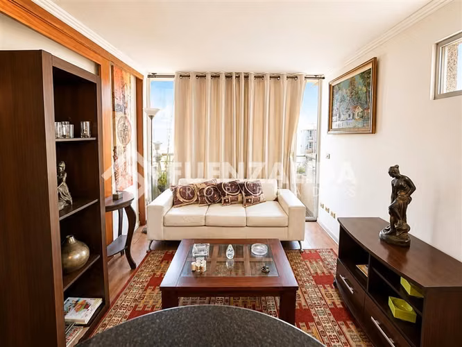 Departamento de 37m2 de 1 dorm. en Santiago