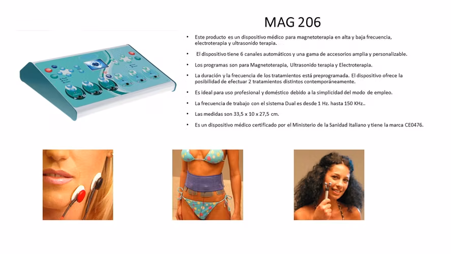 Venta Maquina Electroestética MAG 206 Equipo certificado de Platiumed
