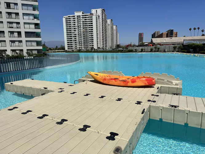 Se arrienda moderno departamento de 2D1B Condominio Laguna Centro Macul