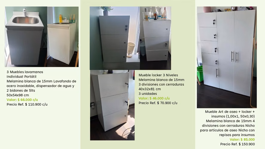 Remate Muebles, Máquina y Productos de Estética - Cosmetología