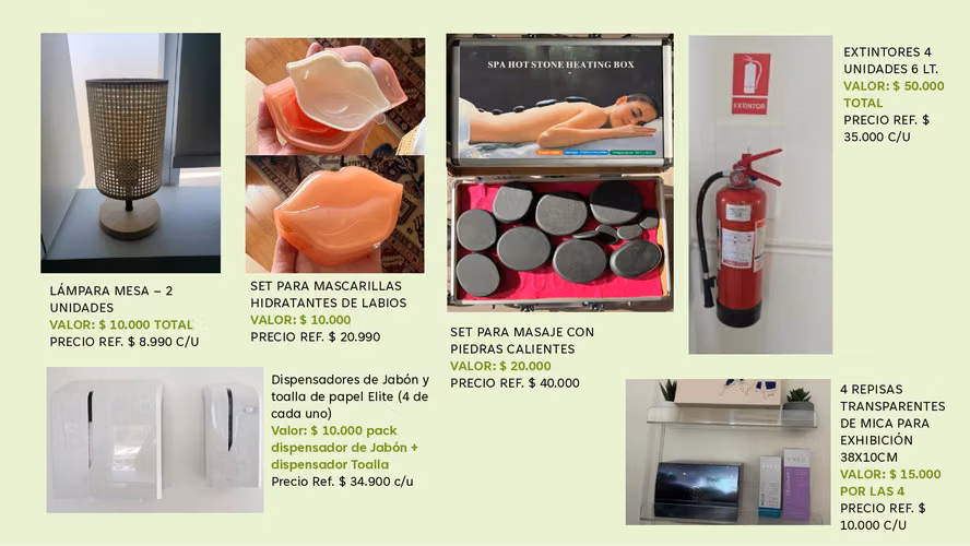 Remate Muebles, Máquina y Productos de Estética - Cosmetología