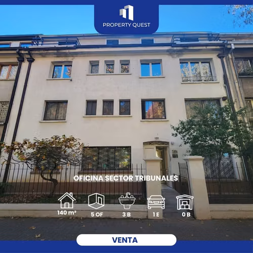 VENTA AMPLIA OFICINA 5 PRIVADOS SECTOR TRIBUNALES