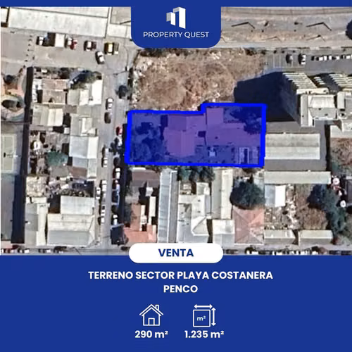 VENTA TERRENO PLAYA PENCO