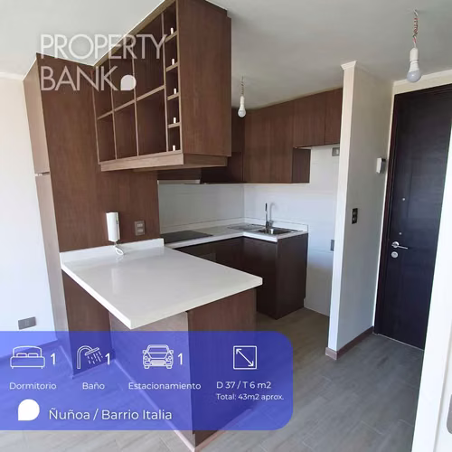 Moderno Departamento Barrio Italia c/est. (167829)