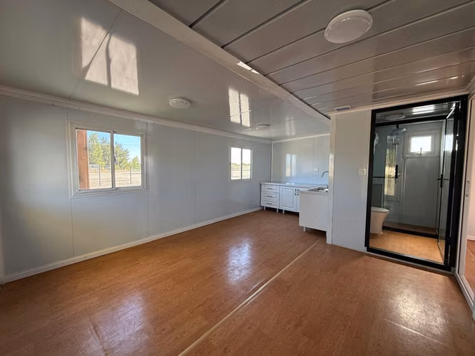 CASAS EXPANDIBLES MODULARES CON ESTRUCTURA DE ACERO GALVANIZADO