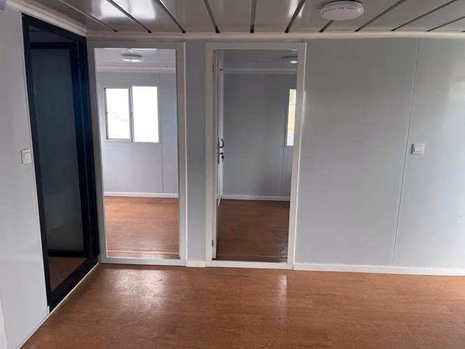 CASA MODULAR EXPANDIBLE 20 PIES ESTRUCTURA DE ACERO GALVANIZADO