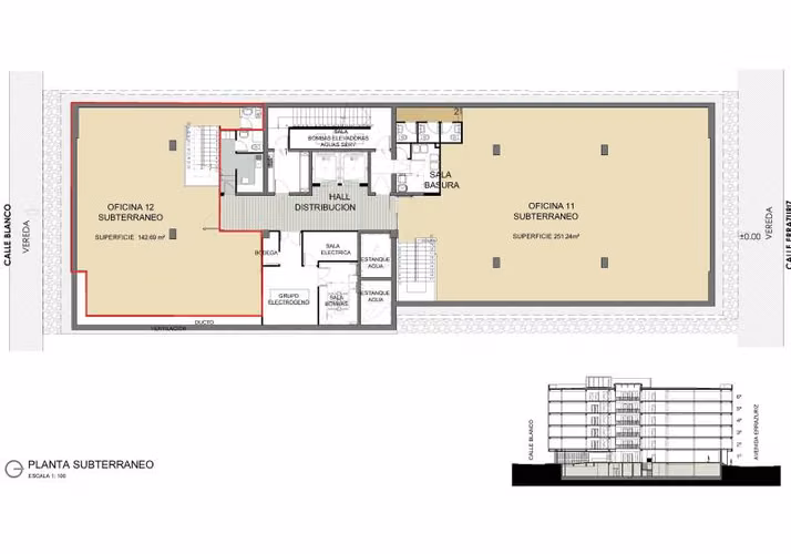 ARRIENDO OFICINA 256 MT2 VALPARAISO