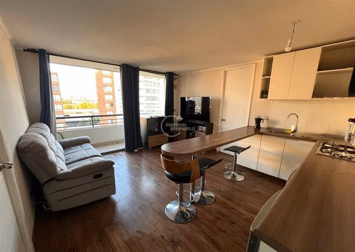 Condominio Arcadia,Estación Central.2 dorm.1 baño.Las Rejas