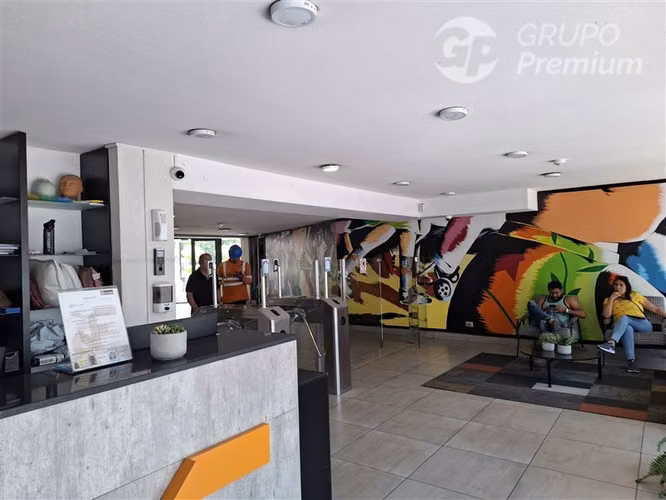 Depto 2D 2B a Pasos de Metro Franklin Piscina-Áreas Verdes