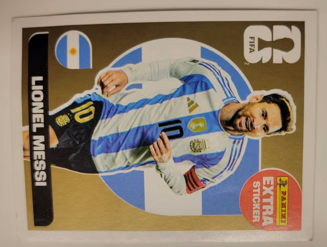 Vendo Lamina Mundial Messi Gold Extra - Imagen 2