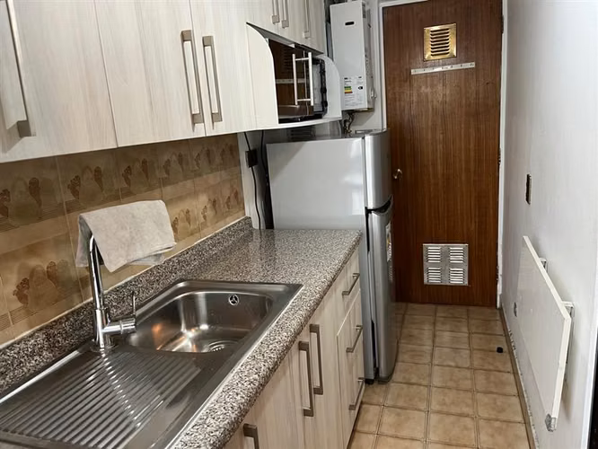 Departamento en venta de 1 dorm.un baño , Estac. en Ñuñoa