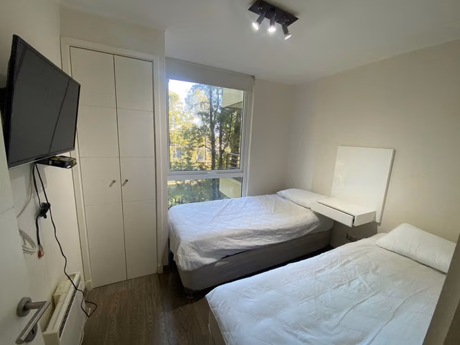 En venta departamento excelente estado, 2 dormitorios, condominio seguro, Pucón
