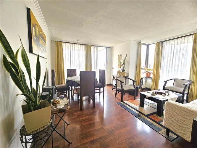 Departamento en venta de 3 dorm. 3 terrazas en Ñuñoa