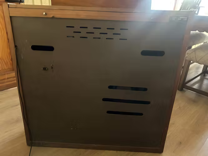 Órgano Vintage Hammond / Sounder Retro de Madera + Pedal