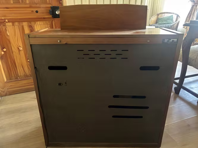 Órgano Vintage Hammond / Sounder Retro de Madera + Pedal