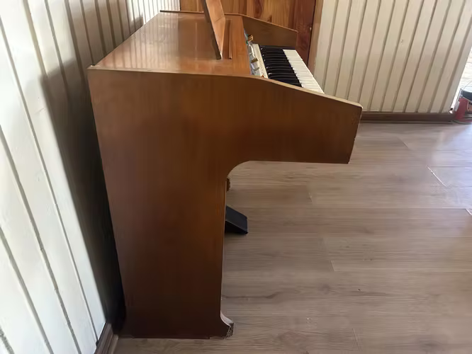 Órgano Vintage Hammond / Sounder Retro de Madera + Pedal